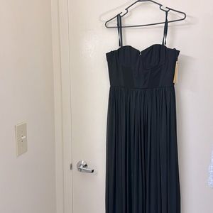 Alice + Olivia long black dress. Tags removed but in very good condition.